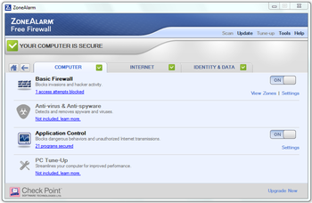 ZoneAlarm Free screenshot 2