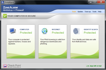 ZoneAlarm Pro Antivirus + Firewall screenshot