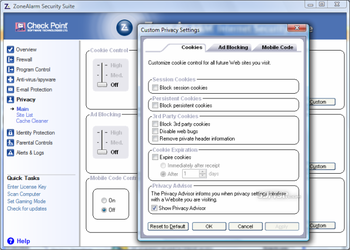 ZoneAlarm Security Suite screenshot 5