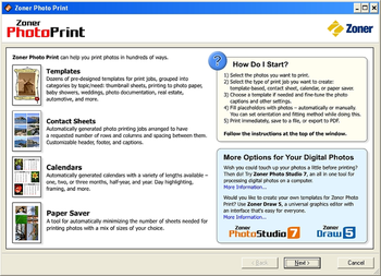 Zoner Photo Print screenshot 2