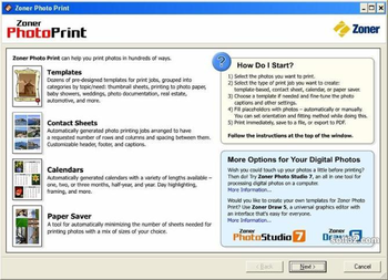 Zoner Photo Print screenshot 3