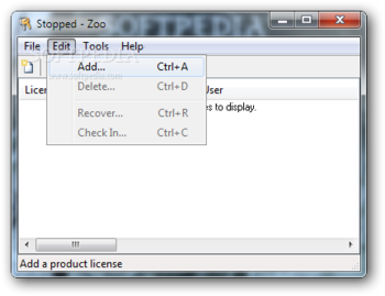 Zoo Workgroup License Manager for Rhinoceros screenshot 2