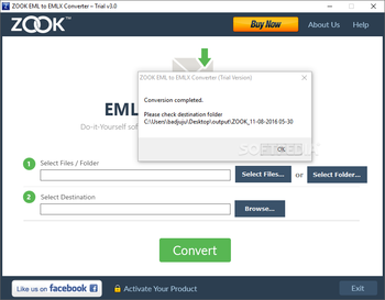 ZOOK EML to EMLX Converter screenshot 2