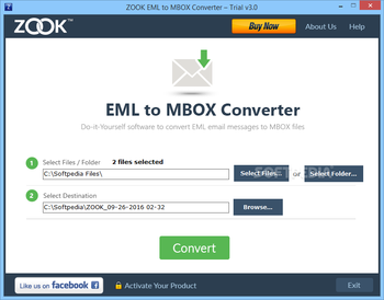 ZOOK EML to MBOX Converter screenshot