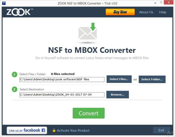 ZOOK NSF to MBOX Converter screenshot 2