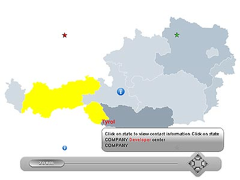 Zoom Map of Austria screenshot