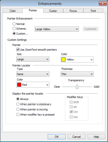 ZoomText screenshot 12
