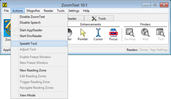 ZoomText screenshot 4
