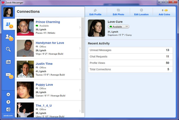 Zoosk Messenger screenshot 2