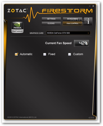 ZOTAC FireStorm screenshot 4