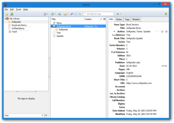 Zotero screenshot