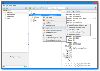 Zotero screenshot 2