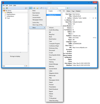 Zotero screenshot 3