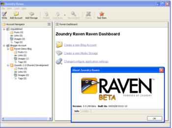 Zoundry Raven screenshot 2