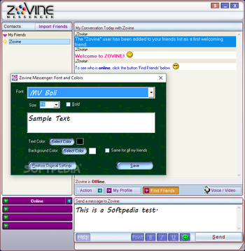Zovine Messenger screenshot 5