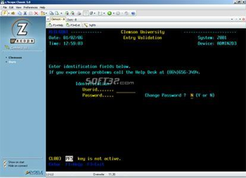 z/Scope TN3270 screenshot 2