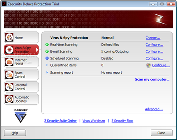 ZSecurity Deluxe Protection screenshot 2
