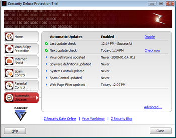 ZSecurity Deluxe Protection screenshot 6