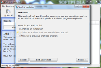 ZSoft Uninstaller screenshot 2