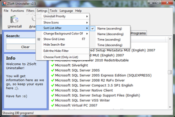 ZSoft Uninstaller screenshot 7