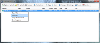 ZUploader screenshot