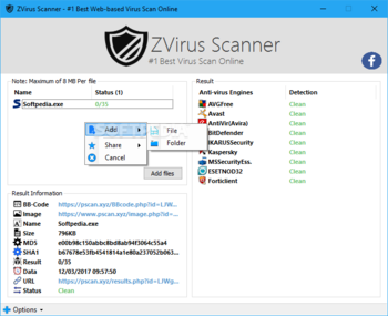 ZVirus Scanner screenshot 2