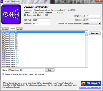ZWave Commander screenshot 2