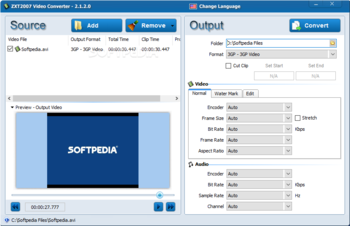 ZXT2007 Video Converter screenshot