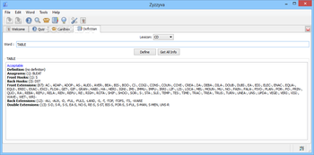 Zyzzyva screenshot