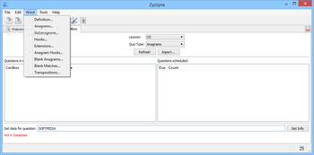 Zyzzyva screenshot 2