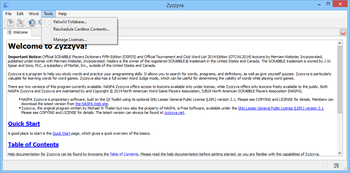 Zyzzyva screenshot 3