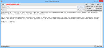 ZZJ QuickEditor screenshot