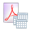 A-PDF to Excel icon