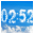 Blue Clouds Clock Screensaver 1