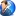Blue vCard icon