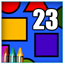 Coloring Book 23: Counting Shapes 1