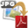 Convert a JPEG to PDF icon