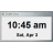 Jeff's Simple Desktop Clock icon