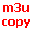 m3u Copy icon