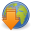 MapDown icon