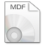 MDF to ISO icon