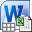 MS Word Copy and Paste Multiple Tables Into Excel Software icon