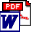 PDF to Word icon