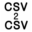 Portable CSV2CSV icon