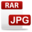 RAR to JPG icon