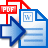 Solid PDF to Word icon