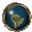 Steampunk Rotating Earth Widget icon