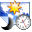 Sun and Moon World Map icon