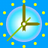 Underwater Clock Bubbles Screensaver icon