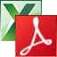 Xls to PDF icon